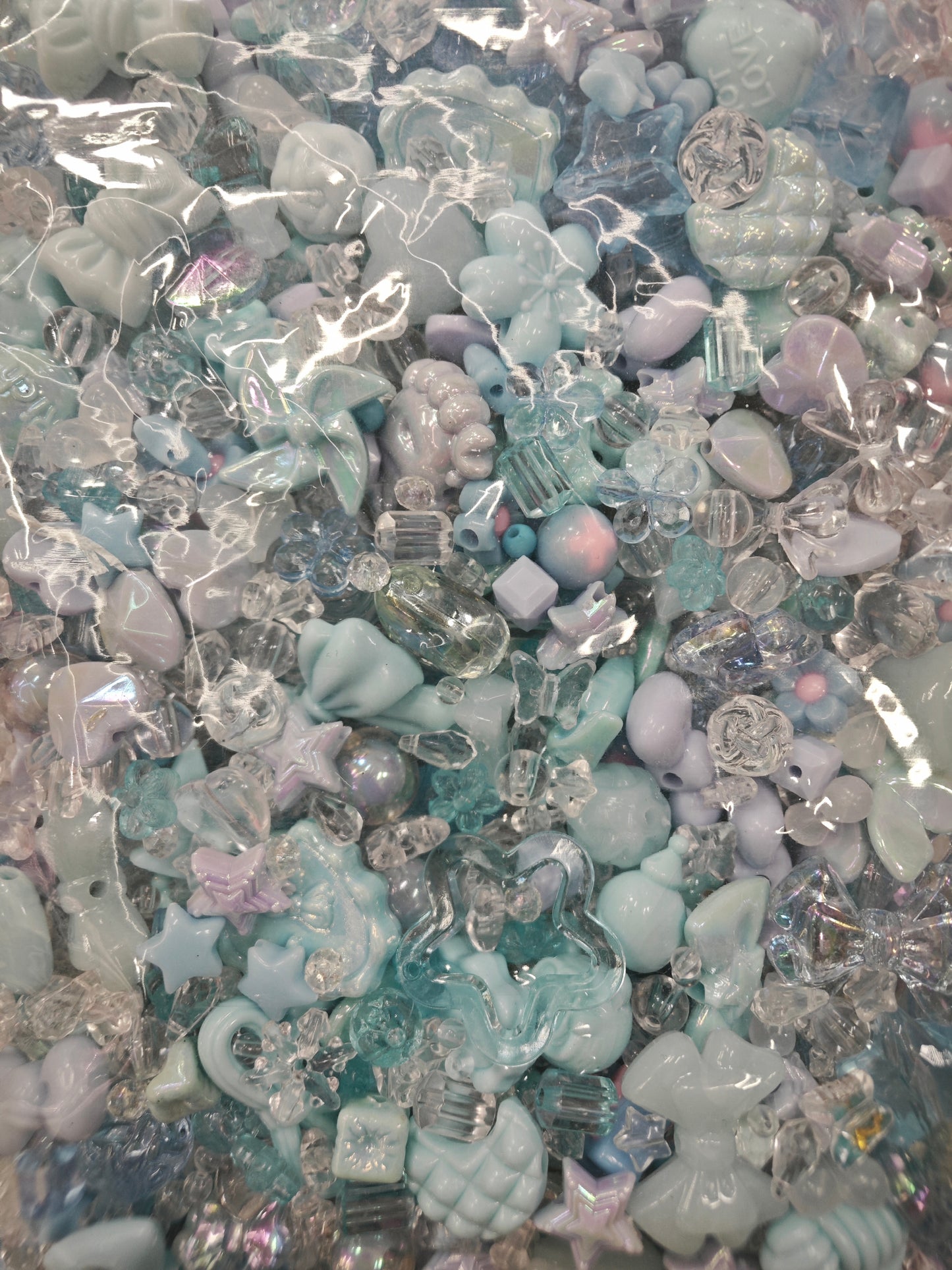 Acrylic Beads,Random Mix Color