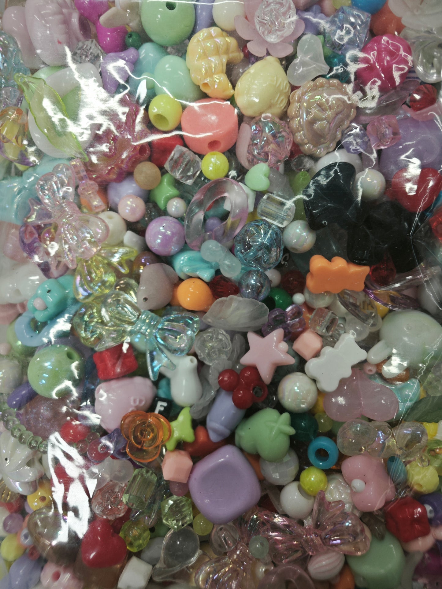 Acrylic Beads,Random Mix Color