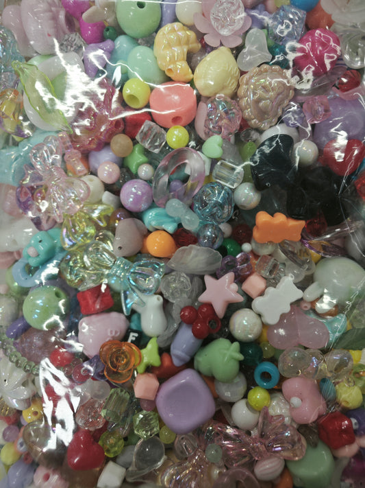 Acrylic Beads,Random Mix Color